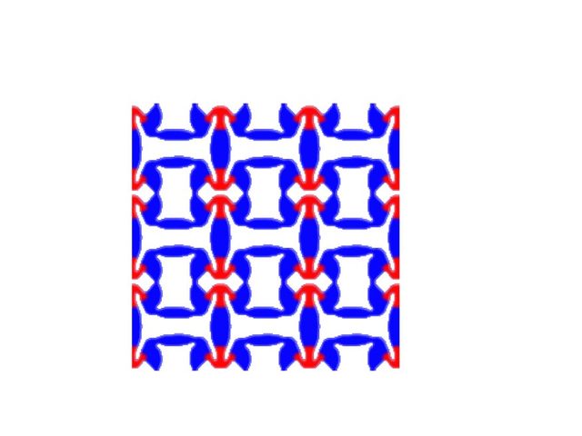 Auxetic metamaterial microstructure